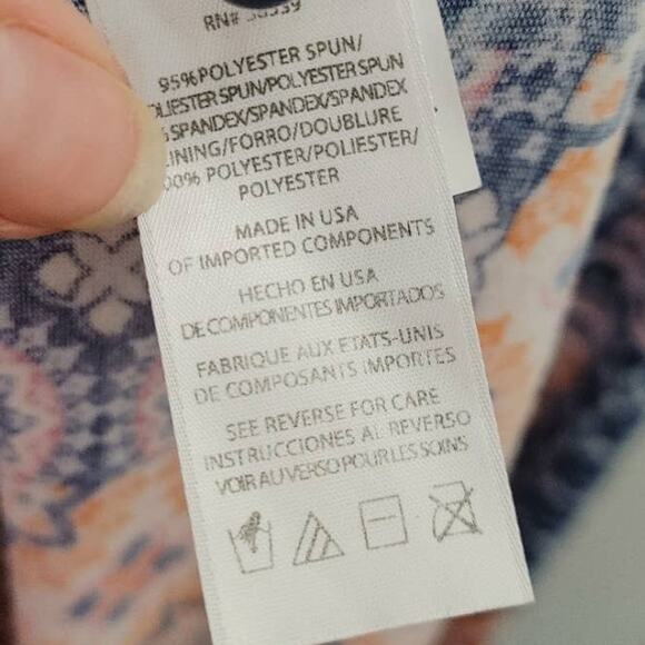 Kut from the Kloth Maxi Dress Patchwork Geometric Sleeveless Multicolor Sz 8 - Picture 7 of 8